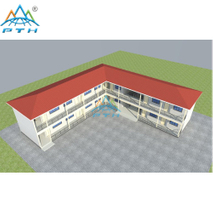 Economical Easy Build Pre-made Module Steel Structure School Building House