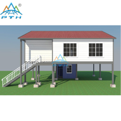  Luxury Prefab Light Steel Structure Villa With 3 Bedroom