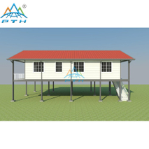  Prefabricated Luxury Light Steel Villa With 4 Bedroom