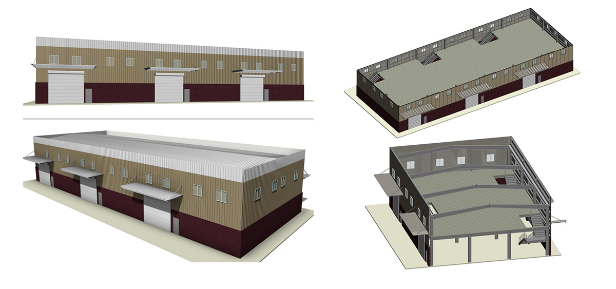 Philippines Metal Warehouse Projects Design Drawing-3