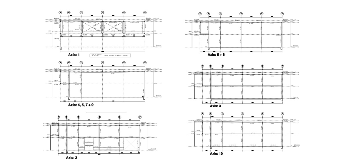 Dutch Metal Single Storey Warehouse Building Design Drawing-3